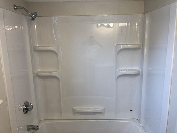 New shower and tub
