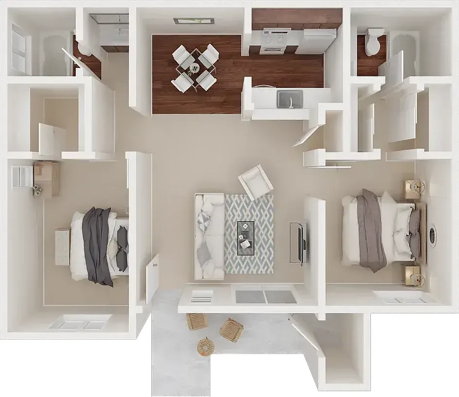 Floor plan 2X2