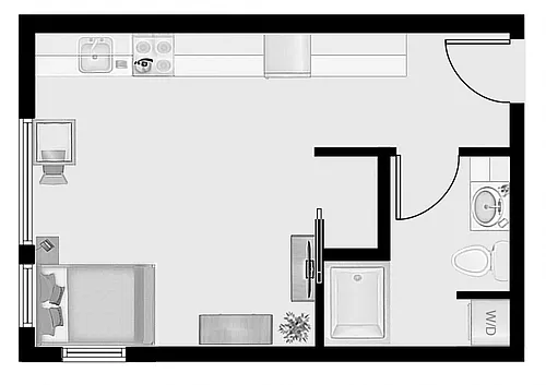 Floor plan Studio