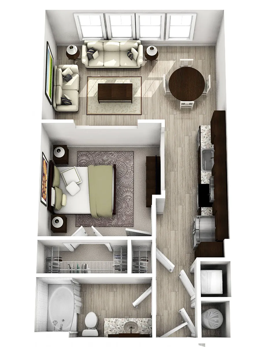 Floor plan S1 Turquoise