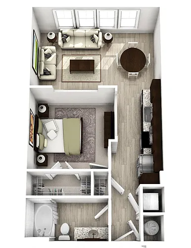 Floor plan S1 Turquoise