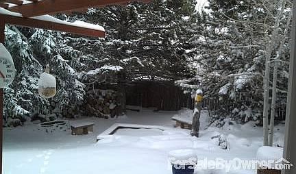 Back yard
						:
						Enjoy your backyard with raised gardens and mature trees