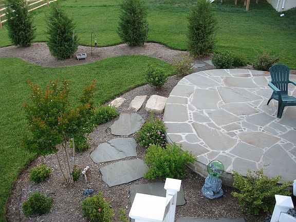 Stone Patio, landscaping
