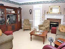 Large Living Room with Fireplace
