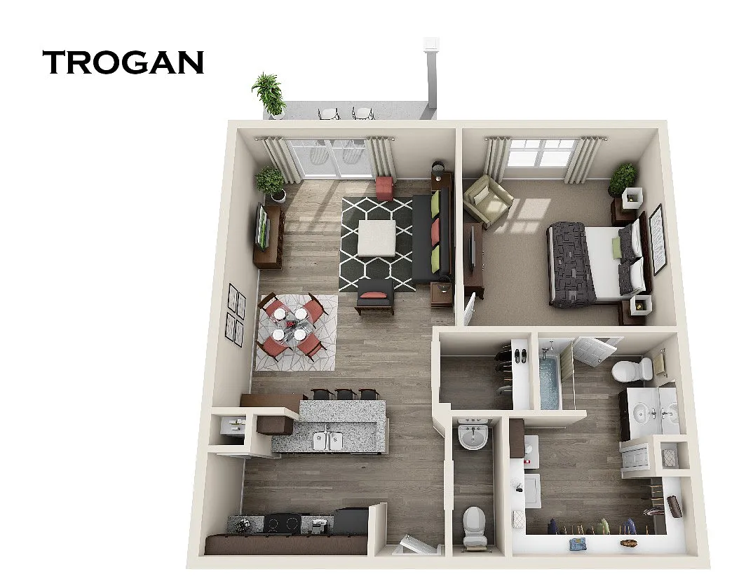 Floor plan Trogan