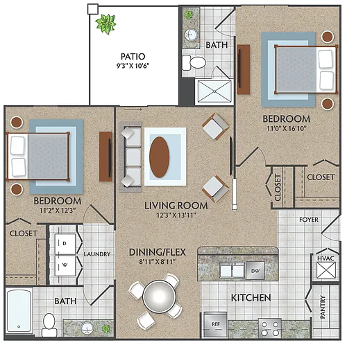Floor plan B2