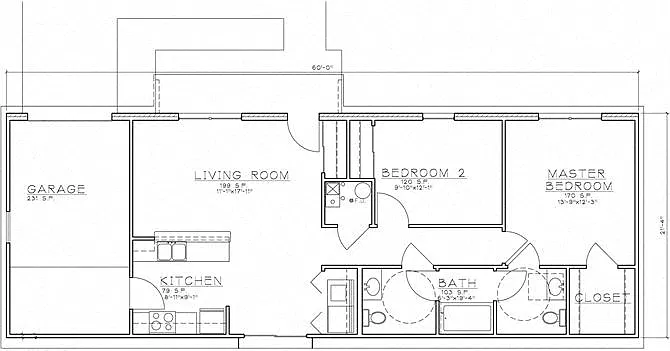 Floor plan 2 Bedroom