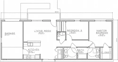 Floor plan 2 Bedroom