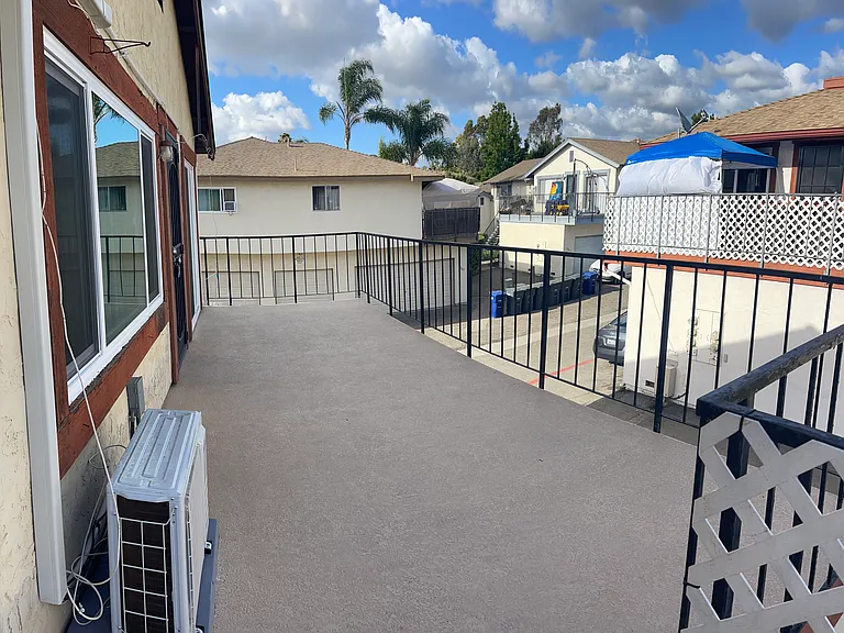 Large private deck