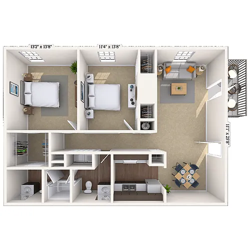 Floor plan The Willow