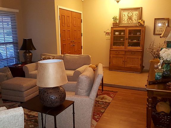 Living room and front door
