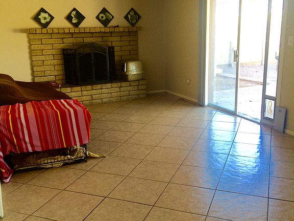 2nd living room Brick wood burning fireplace