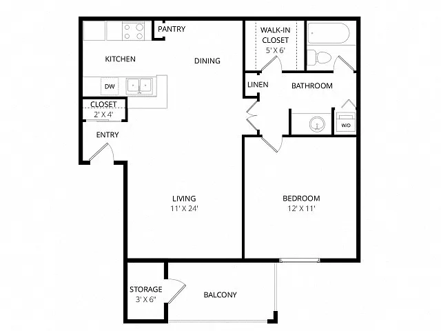 Floor plan 1A