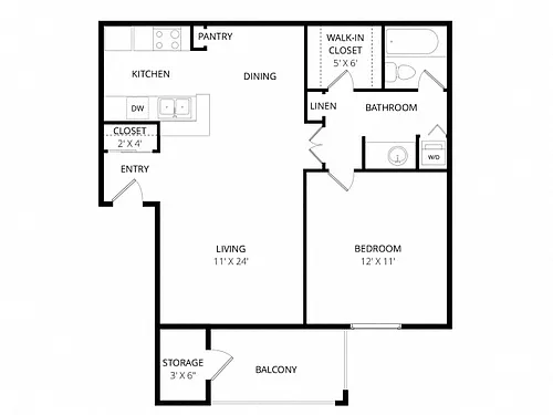 Floor plan 1A