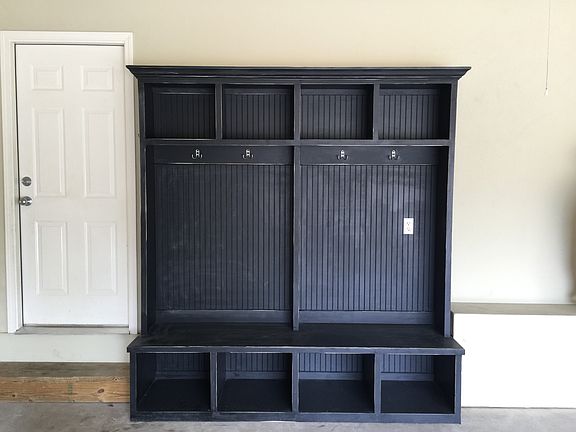 Built in cubby's in garage