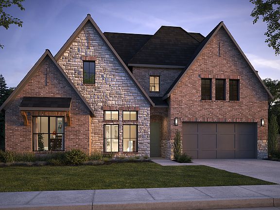 Ashland III Elevation B - Optional Stone