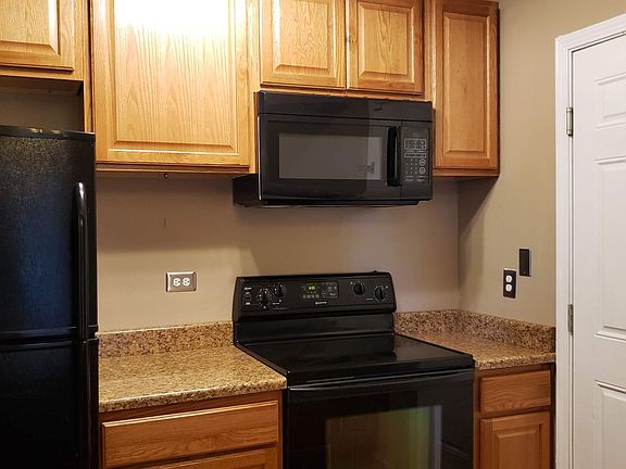 Stainless steel outlets, new counter tops and cabinets.