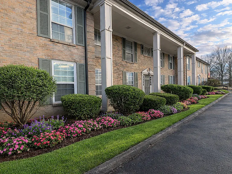 Building exterior and landscaping