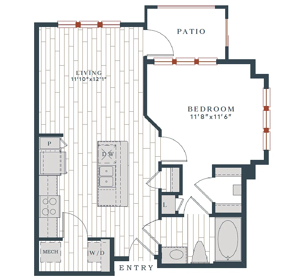 Floor plan A1-641
