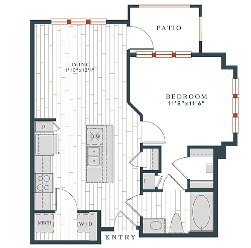 Floor plan A1-641