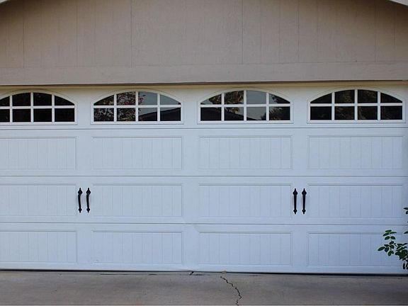 Upgraded electric garage door