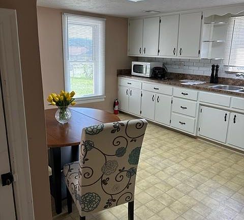 large bright kitchen