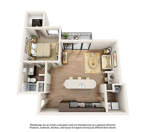 Floor plan 1X1