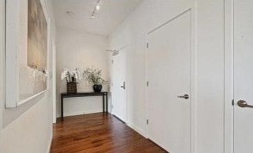 Beautiful Gallery Entry into Unit with Lovely Hardwood Floor