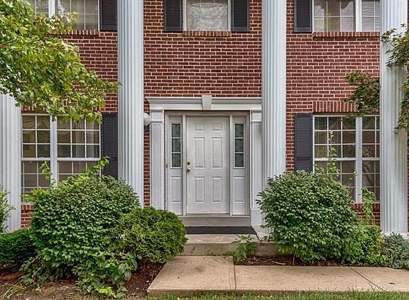 Impressive columns provide great curb appeal from street