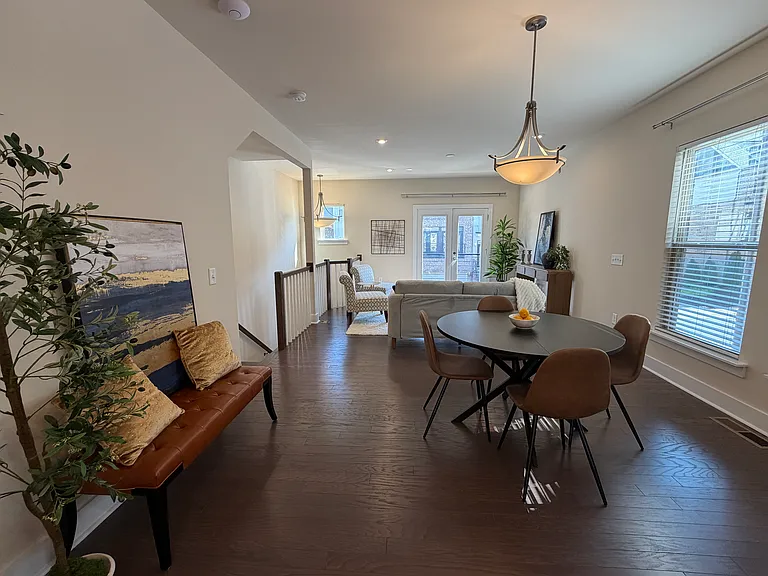 Main floor dining room and great room