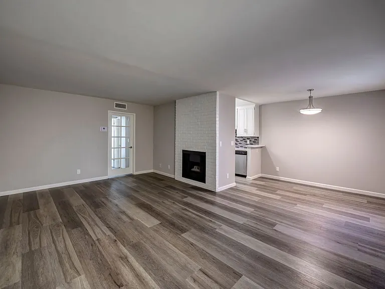 Two Bedroom Living Room with Fireplace