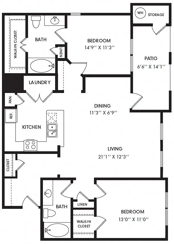 Floor plan B6