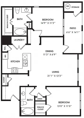 Floor plan B6