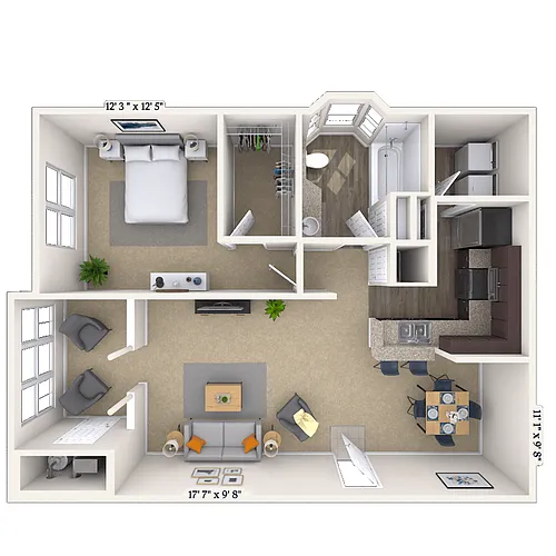 Floor plan 11B