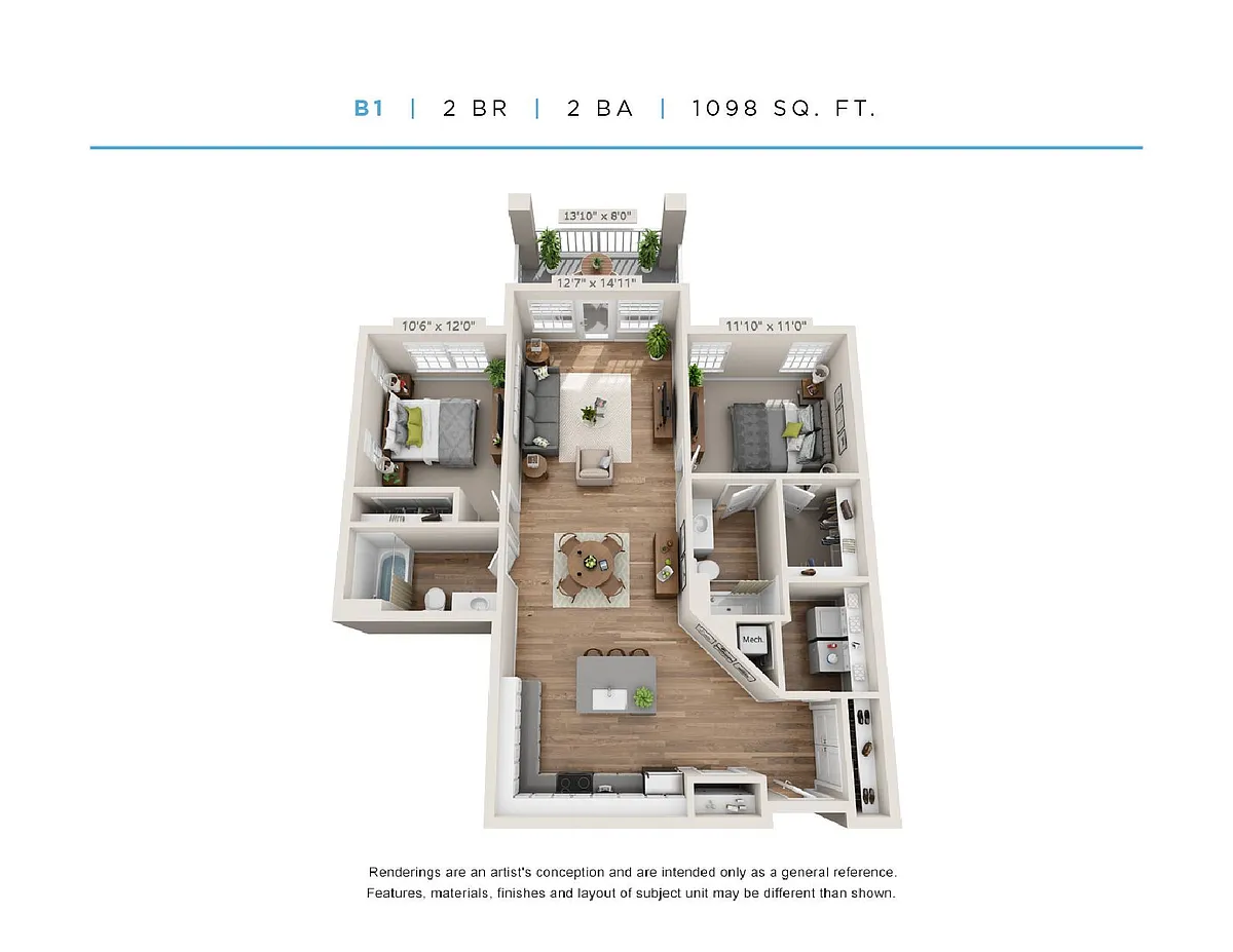 Floor plan B1