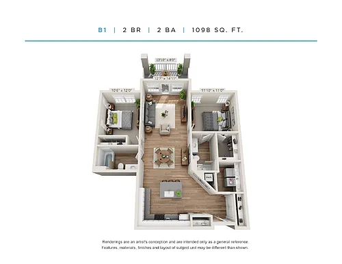 Floor plan B1