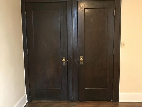 bedroom door and closet door