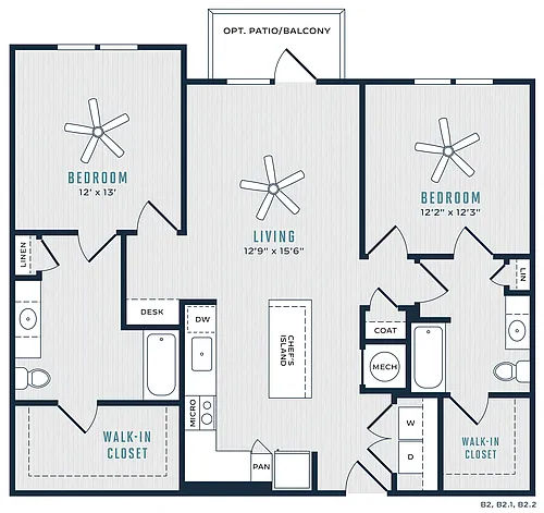 Floor plan B2