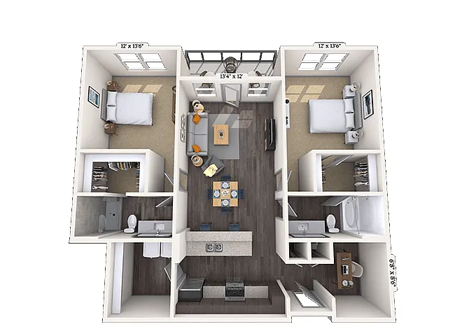 Floor plan Hampton