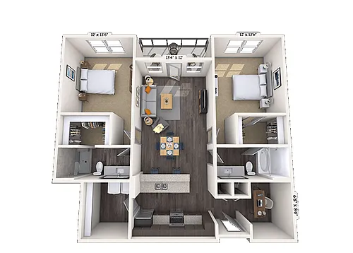 Floor plan Hampton