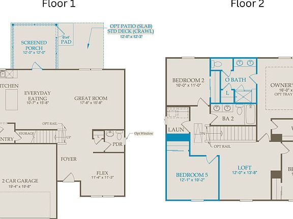 Floor Plan Level 1 Level 2