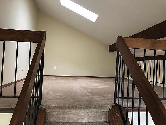 Loft with opening skylight
