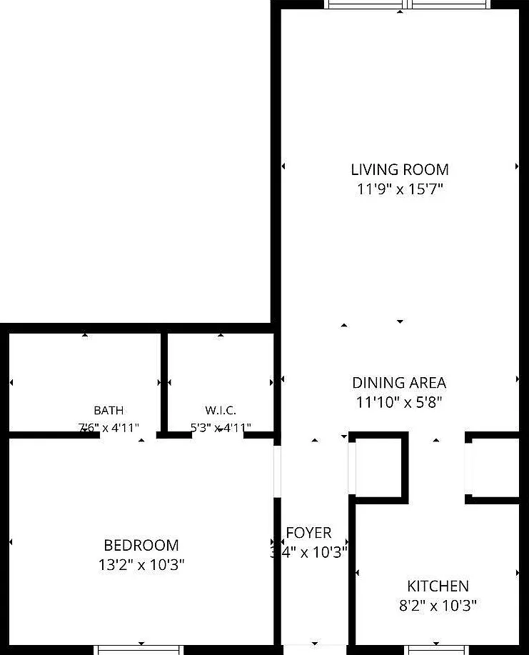 1 bed, 1.0 bath, 596 sqft, $1,450 — Photo 2