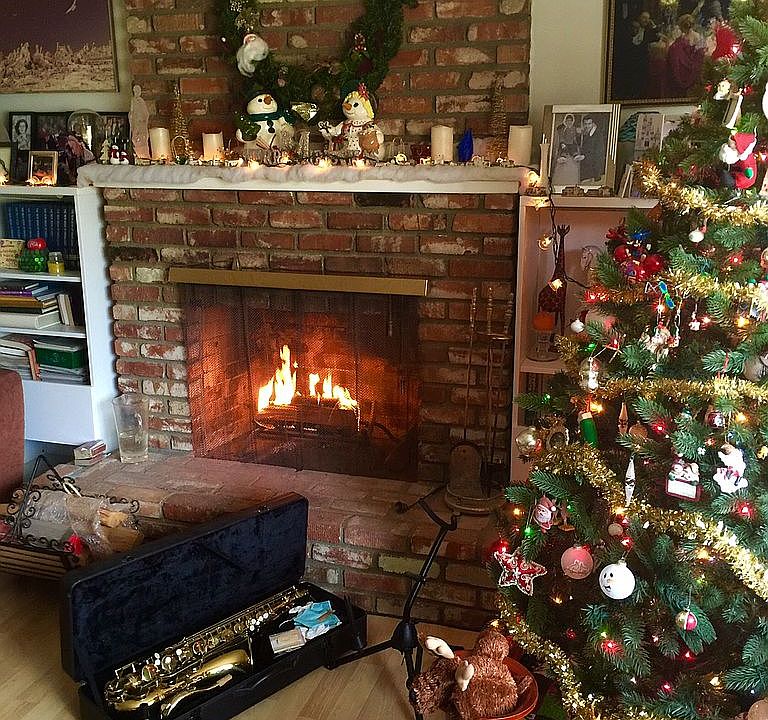 Gas or wood burning