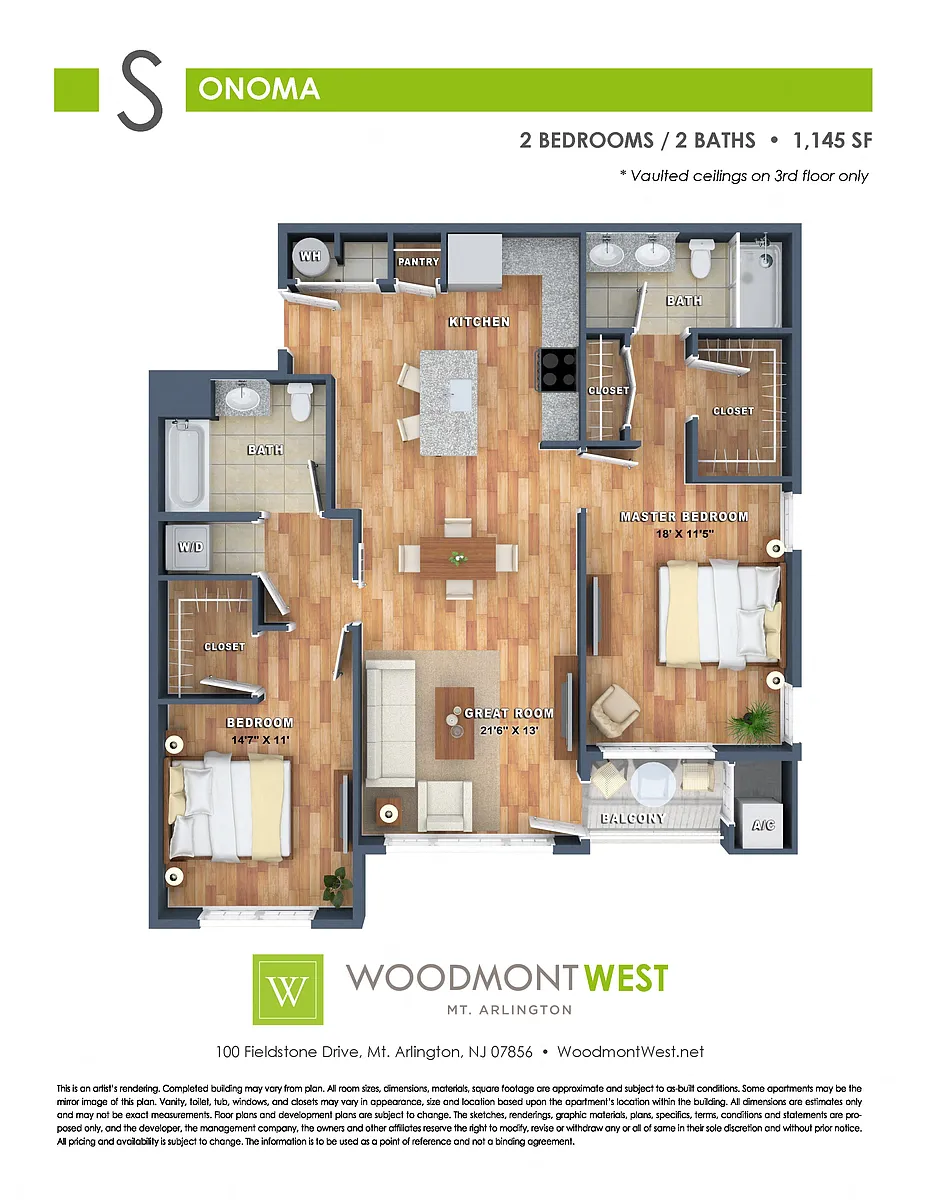 Floor plan Sonoma