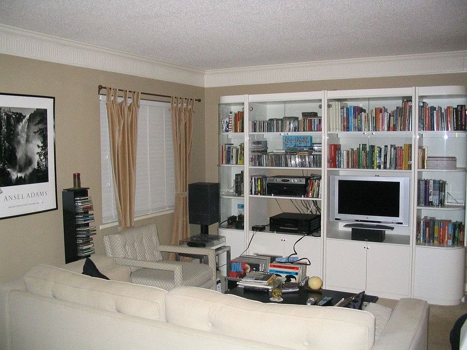 Living room (furniture not included)