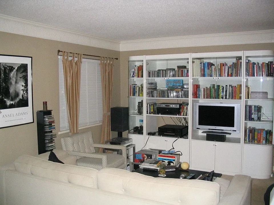 Living room (furniture not included)
