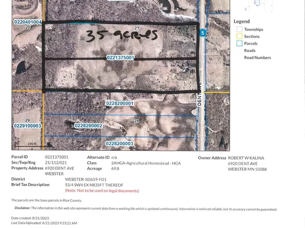 Xxx Dent Ave, Webster, MN 55088