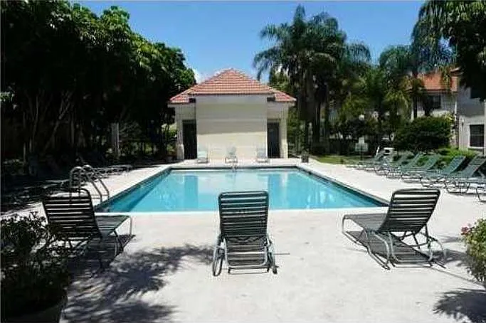 Yet another view of large main pool and BBQ area. All are just a short walk from apartment.