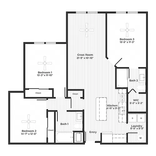 Floor plan The Founders